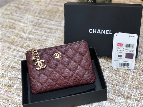 Chanel 2021 Women's Leather Coin purse 11cm