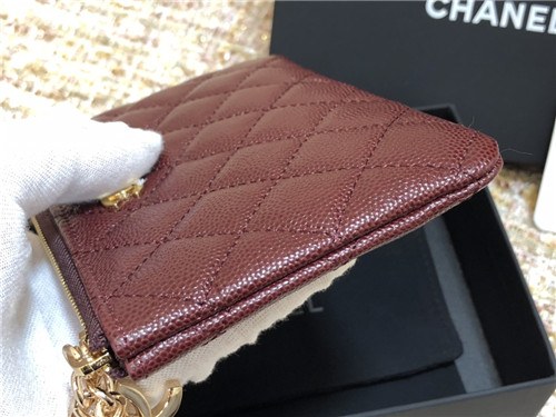 Chanel 2021 Women's Leather Coin purse 11cm