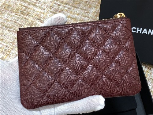 Chanel 2021 Women's Leather Coin purse 11cm