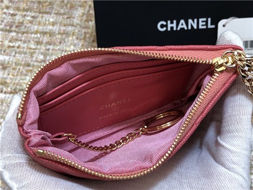 Chanel 2021 Women's Leather Coin purse 11cm