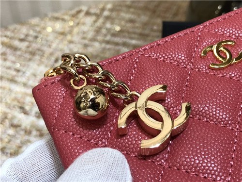 Chanel 2021 Women's Leather Coin purse 11cm