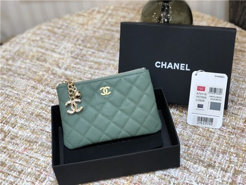 Chanel 2021 Women's Leather Coin purse 11cm