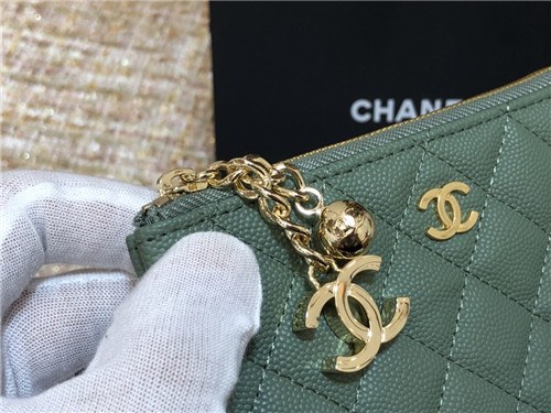 Chanel 2021 Women's Leather Coin purse 11cm