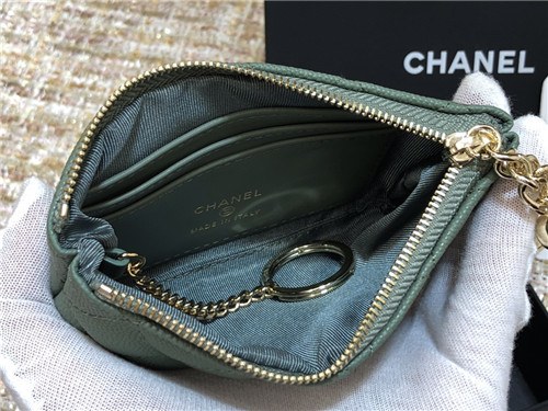 Chanel 2021 Women's Leather Coin purse 11cm