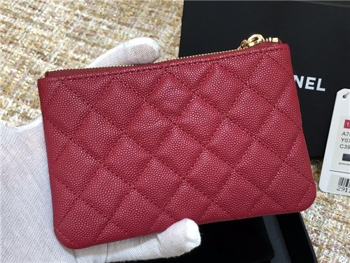 Chanel 2021 Women's Leather Coin purse 11cm