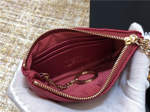 Chanel 2021 Women's Leather Coin purse 11cm