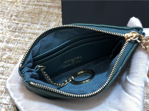 Chanel 2021 Women's Leather Coin purse 11cm