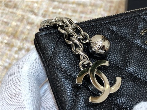 Chanel 2021 Women's Leather Coin purse 11cm