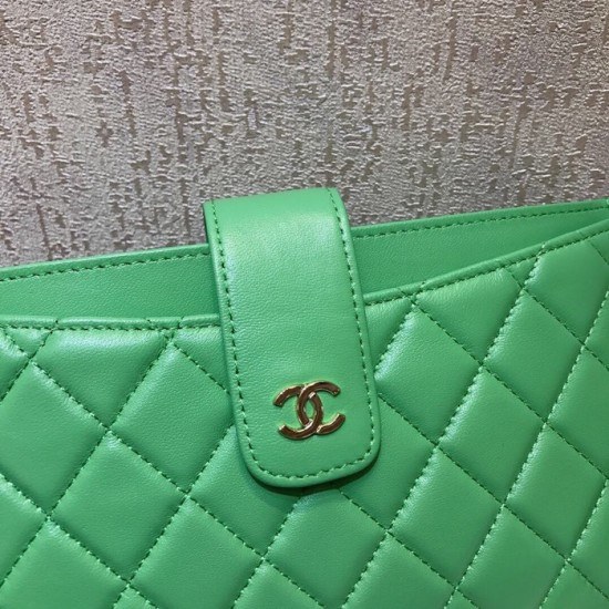 샤넬 2020 여성용 레더 장지갑 / 카드지갑 ,CHAW0075,19.5cm.그린