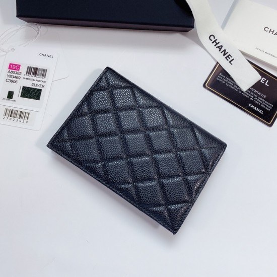 Chanel 2020 Mm / Wm Leather Passport Case