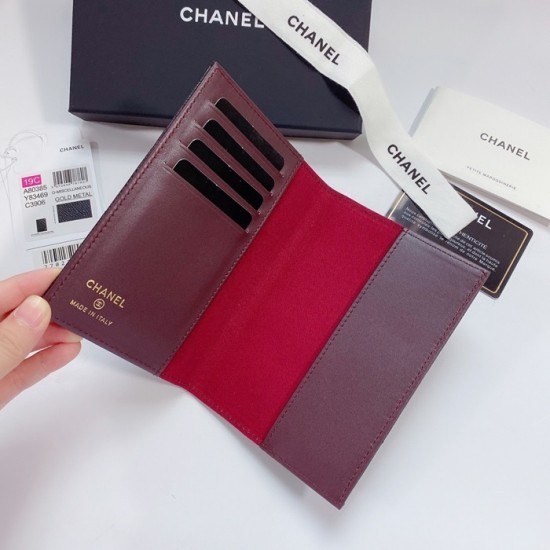 Chanel 2020 Mm / WmLeather Passport Case