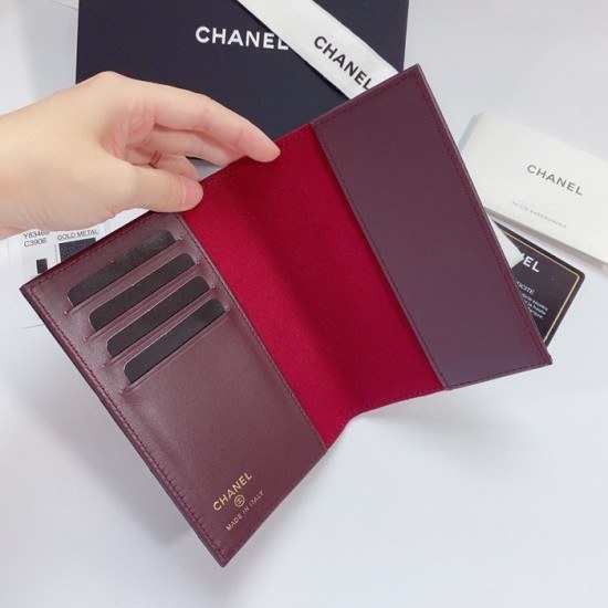 Chanel 2020 Mm / WmLeather Passport Case