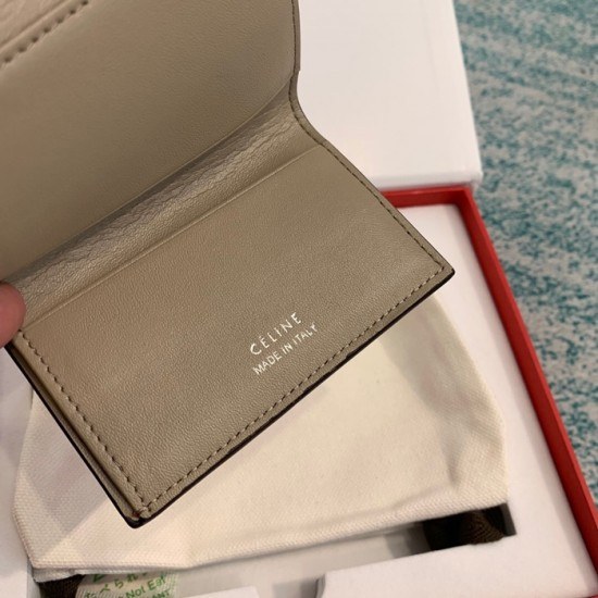 셀린느 2020 여성용 레더 카드 퍼스,CELW0036,9.7cm.레드