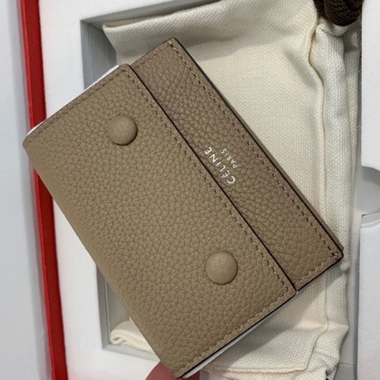 셀린느 2020 여성용 레더 카드 퍼스,CELW0034,9.7cm.그레이