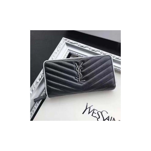 입생로랑 지퍼장지갑 314996-1 소가죽