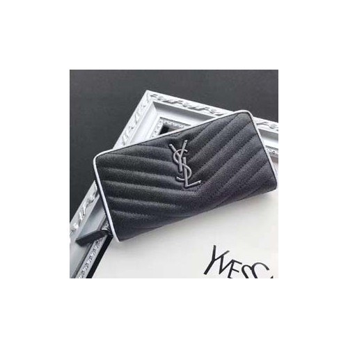 입생로랑 지퍼장지갑 314996 소가죽