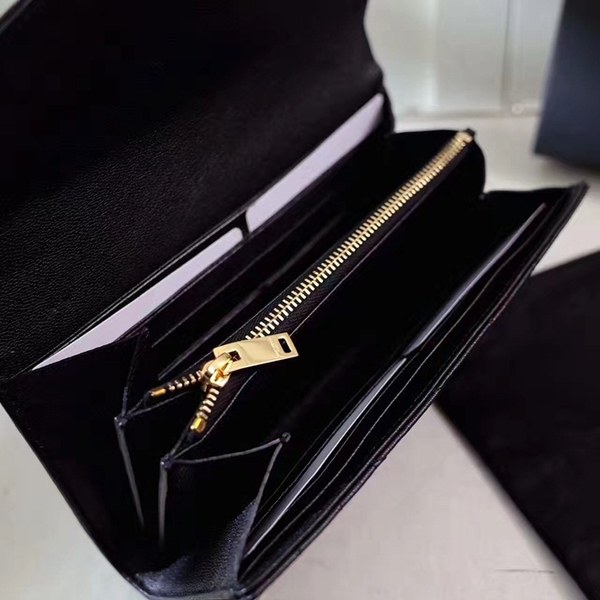 입생로랑 장지갑 437469-1 블랙&금장