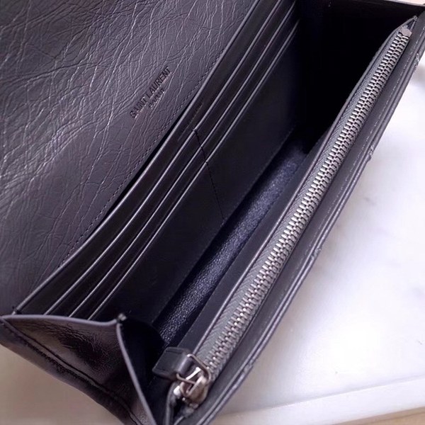 입생로랑 니키 생로랑 장지갑 그레이 583552