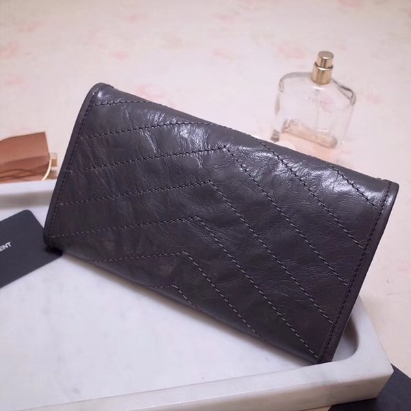 입생로랑 니키 생로랑 장지갑 그레이 583552