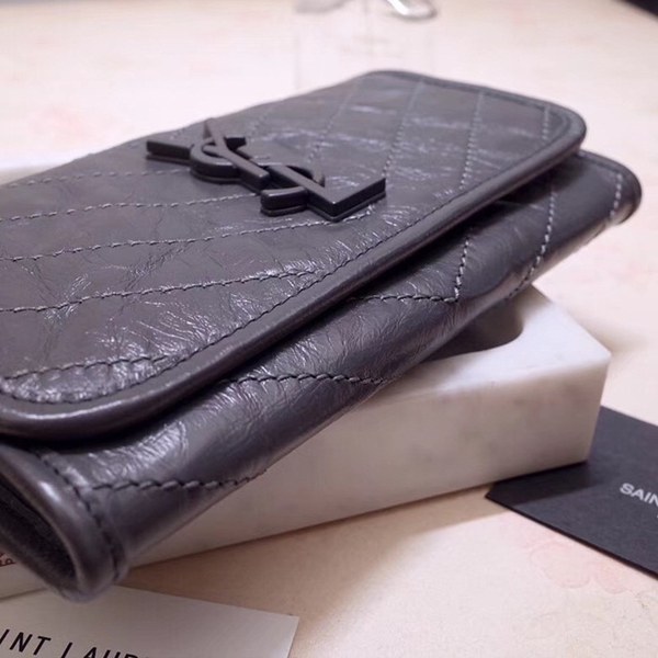 입생로랑 니키 생로랑 장지갑 그레이 583552