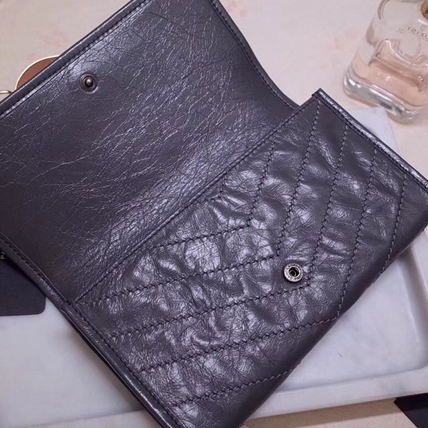 입생로랑 니키 생로랑 장지갑 그레이 583552