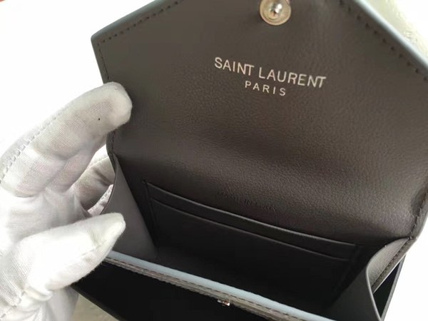 입생로랑 카드지갑 소가죽