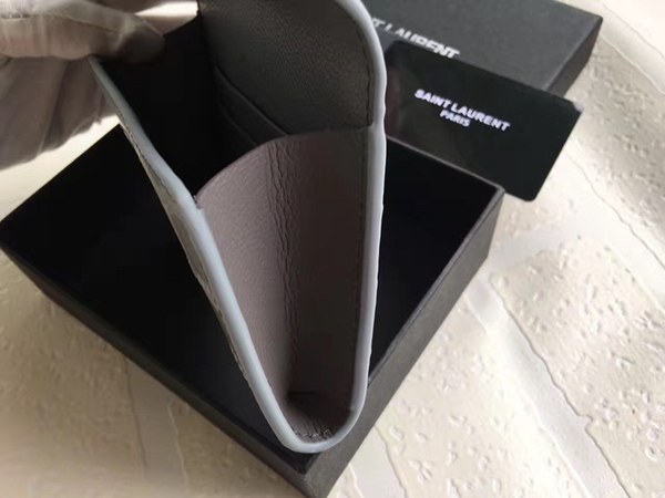 입생로랑 카드지갑 소가죽