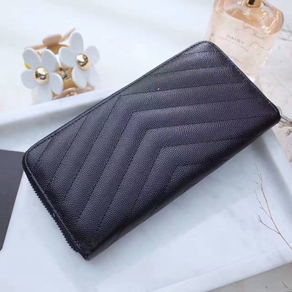 입생로랑 장지갑 358094-4 블랙은장