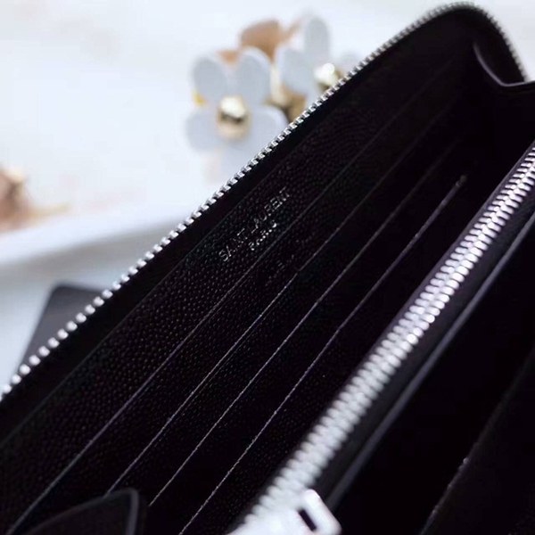 입생로랑 장지갑 358094-4 블랙은장