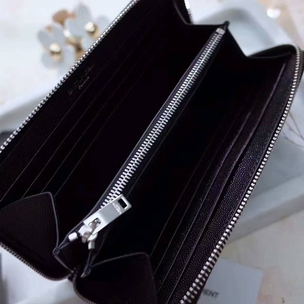 입생로랑 장지갑 358094-4 블랙은장