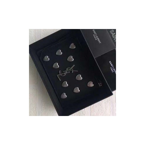 입생로랑 하트 Saint Laurrent카드지갑 소가죽 블랙