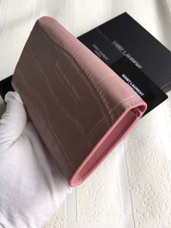 입생로랑 카드지갑 소가죽