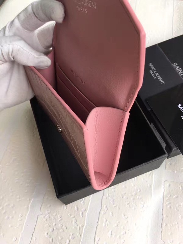 입생로랑 카드지갑 소가죽