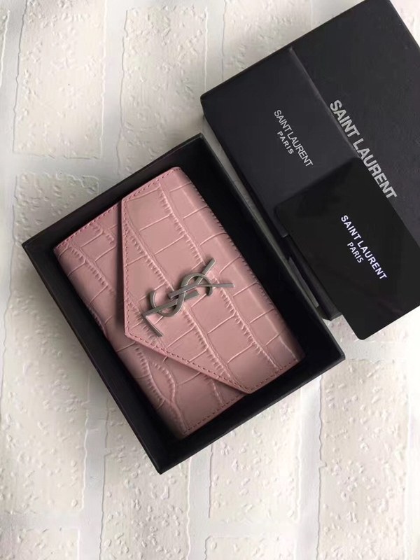 입생로랑 카드지갑 소가죽