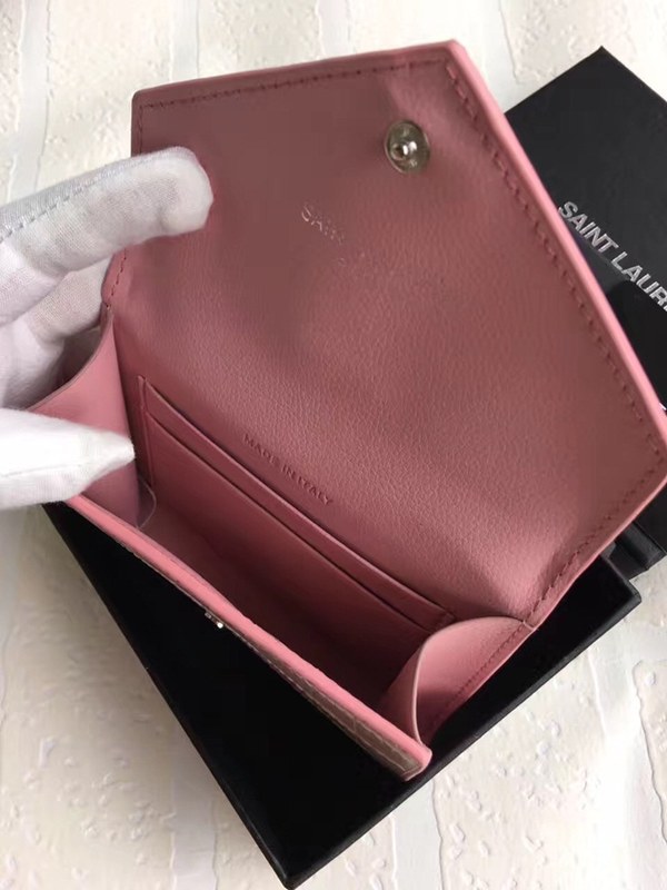 입생로랑 카드지갑 소가죽