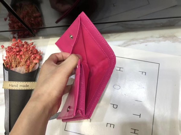 Saint Laurent 2020 여성용 퀄팅 반지갑 핫핑크,핑크