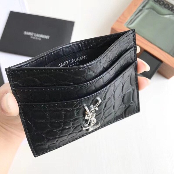 입생로랑 카드지갑 블랙9