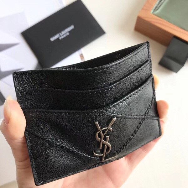 입생로랑 카드지갑 블랙8