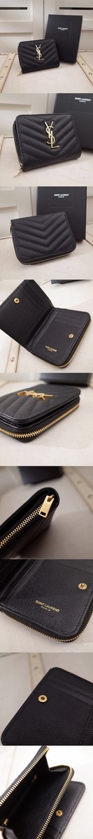 Saint Laurent 입생로랑 컴팩트 지퍼어라운드 지갑