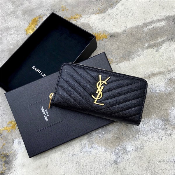 Saint Laurent 생로랑 지퍼 장지갑 19CM