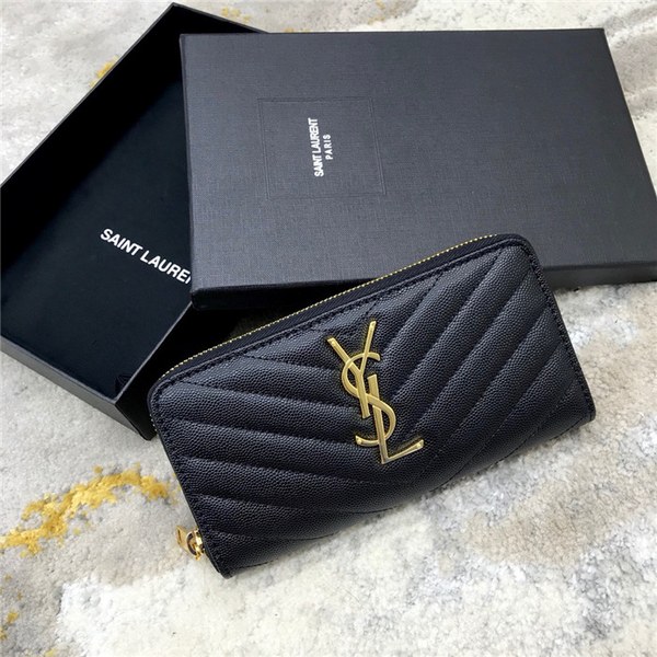 Saint Laurent 생로랑 지퍼 장지갑 19CM