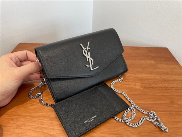 Saint Laurent  생로랑 업타운 엔벨로프 체인 지갑