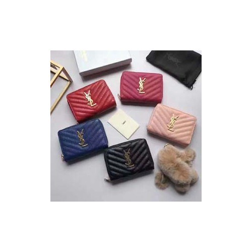 Saint Laurent 생로랑 반지갑 217# 소가죽