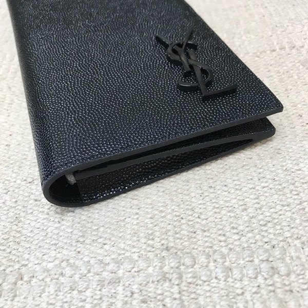 Saint Laurent 2020 Leather Wallet,529981- 입생로랑 2020 남여공용 레더 장지갑 SLW0063,블랙
