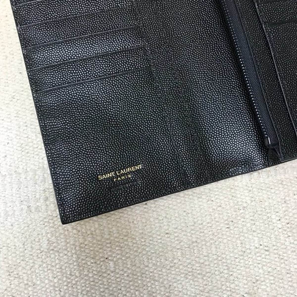 Saint Laurent 2020 Leather Wallet,529981- 입생로랑 2020 남여공용 레더 장지갑 SLW0063,블랙