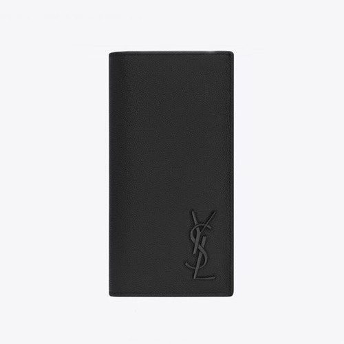 Saint Laurent 2020 Leather Wallet,529981- 입생로랑 2020 남여공용 레더 장지갑 SLW0063,블랙