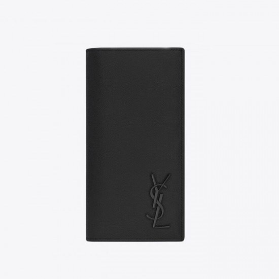 Saint Laurent 2020 Leather Wallet,529981- 입생로랑 2020 남여공용 레더 장지갑 SLW0063,블랙