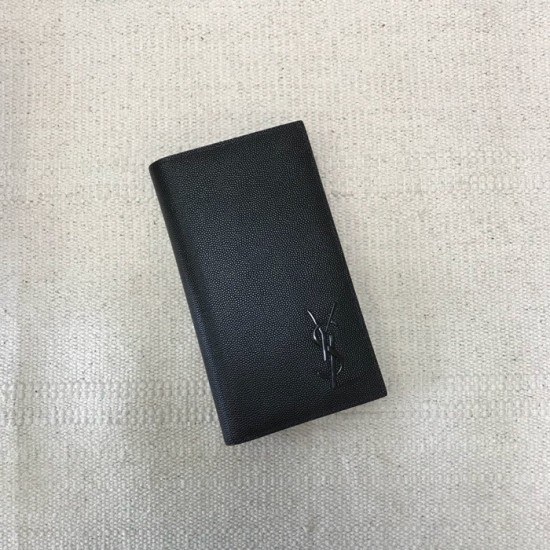 Saint Laurent 2020 Leather Wallet,529981- 입생로랑 2020 남여공용 레더 장지갑 SLW0063,블랙