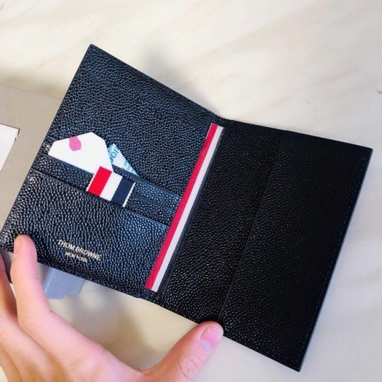 Thom Browne 2020 Leather Passport Case