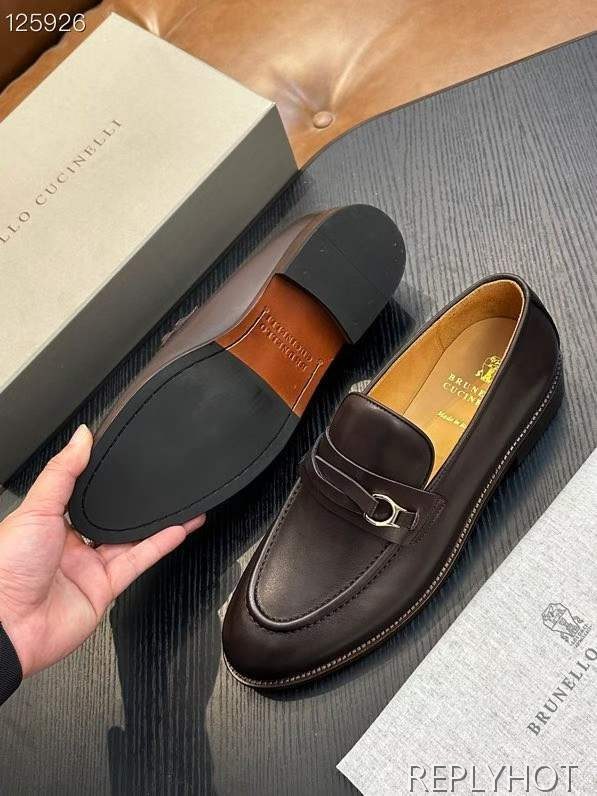 브루넬로쿠치넬리 2026 버클 페니 슈즈 구두 로퍼